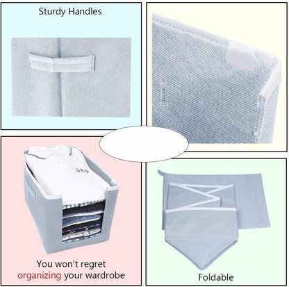 Cloth Organizer - Non Woven Foldable Cloth Organizer